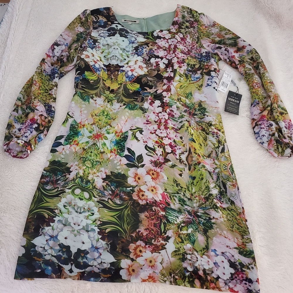 NWTAG Serrani Italy short dress size 14